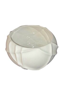 Zodax Small Belize Ridged Serving Bowl and/or Decorative Bowl.